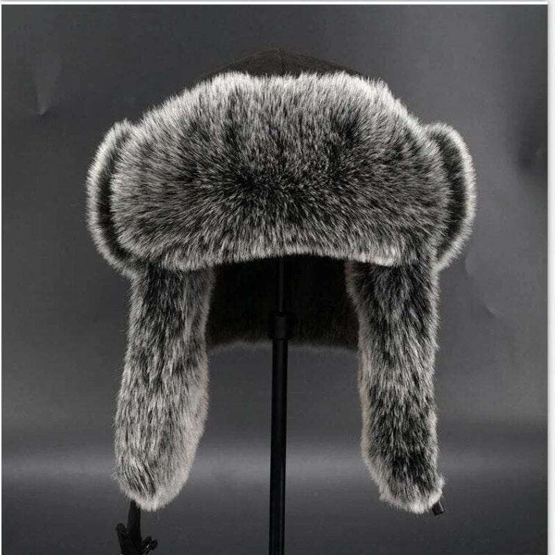 Chaleur Chic: Bonnet Ushanka Homme